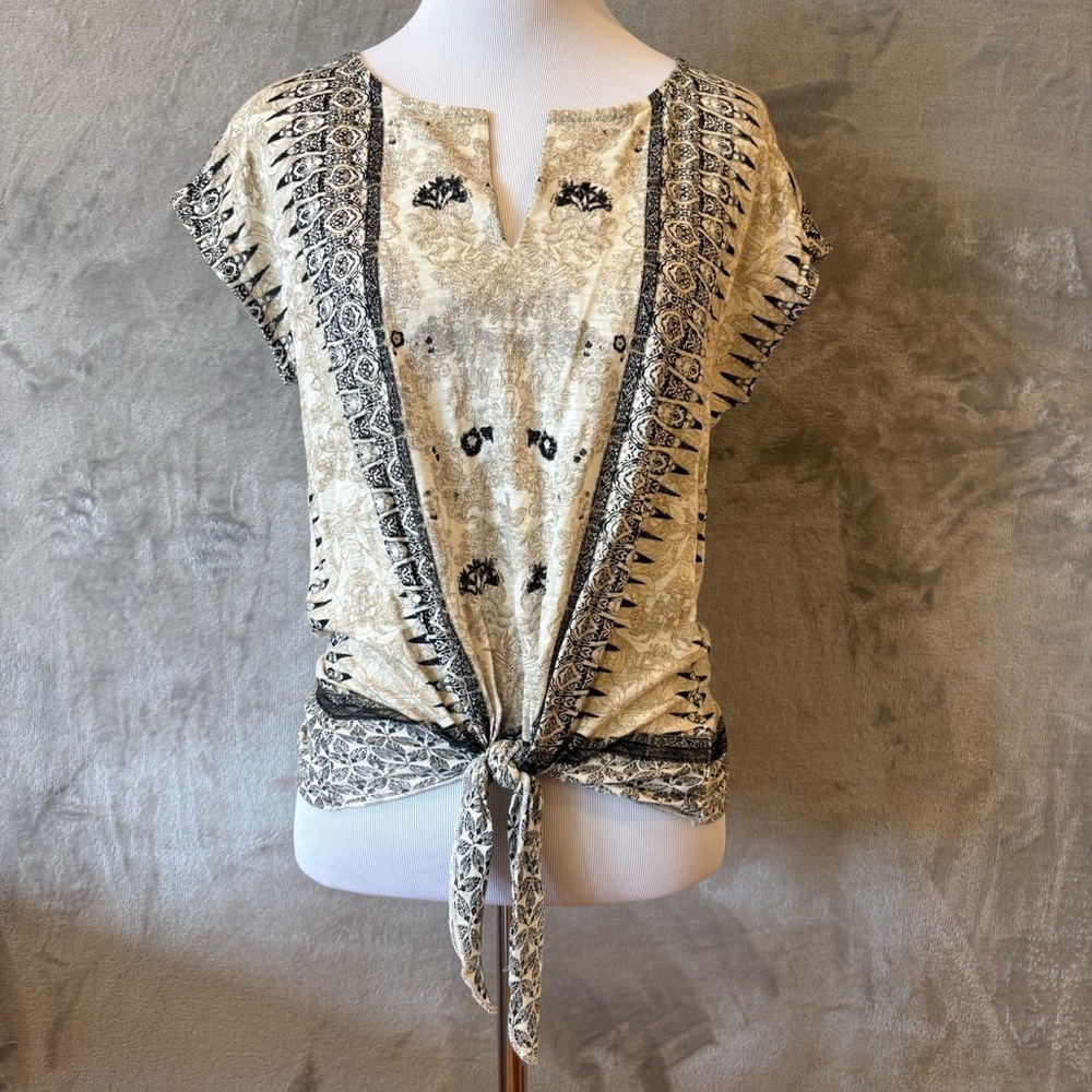 Lucky Brand Boho Bohemian Festival Top Sz S
